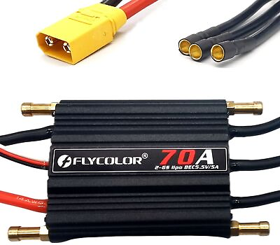 #ad 70A Waterproof Brushless ESC Electronic Speed Controller with 5.5V 5A BEC and... $92.79