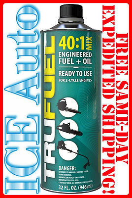 #ad TruFuel 6525538 40:1 Pre Blended 2 Cycle Fuel for Outdoor Power Equipment 32oz $18.99