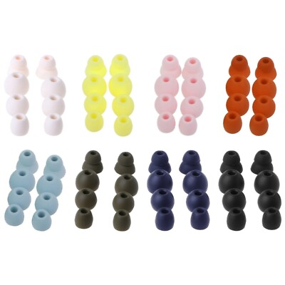 #ad 4Pair Silicone Ear Buds Gels Eartips Corded Headset Earpads for $7.28