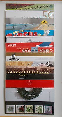#ad GB 2002 Commemorative Presentation Pack Year Set M S 14 Nos 330 341 Face £72 GBP 66.45