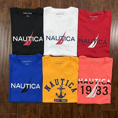 #ad Nautica Men#x27;s Short Sleeve Graphic Tee Sleep T Shirt NEW S M L XL XXL $24.99