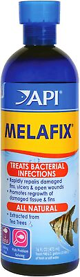 #ad MELAFIX Freshwater Fish Bacterial Infection Remedy 16 Ounce Bottle $19.39