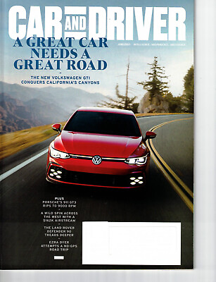 #ad CAR AND DRIVER MAGAZINE JUNE 2021 FEATURING VOLKSWAGEN GTI amp; MORE $2.00