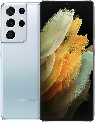 #ad Samsung Galaxy S21 Ultra 5G SM G998U Sprint Only 128GB Phantom Silver Good $279.99