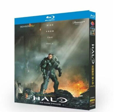 #ad Halo Season 2 2024 TV Series 2 Disc All Regin Blu ray Boxed BD $14.73