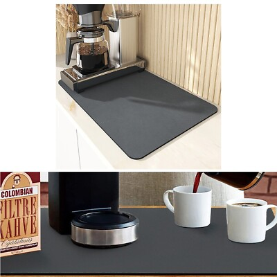 #ad Absorbent Pad Heat Insulation Mat Kitchen Drain Mat Nordic Soft And Foldable $15.72