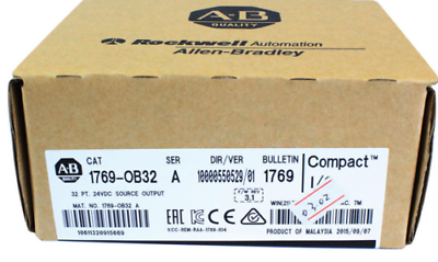 #ad 1769 OB32 SER A New Factory Sealed CompactLogix 32 Pt 24VDC D O Module 1769OB32 $240.50