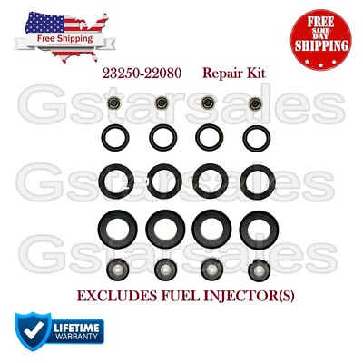 #ad Repair Kit for Fuel Injectors for 04 08 Toyota Corolla Matrix Pontiac Vibe 1.8L $27.99