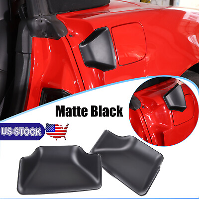 #ad Matte Black ABS Exterior Door Handle Bowl Cover Trim For Corvette C6 05 13 US $43.99