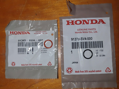 #ad OEM HONDA ACURA POWER STEERING PUMP INLET amp; OUTLET O RING SEALS NEW 2PC KIT $7.57