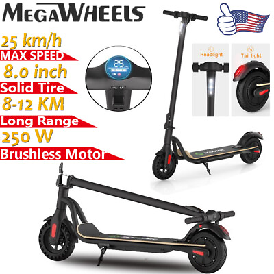 #ad Megawheels Folding Electric Scooter High Speed Adult Scooter 5.2Ah 250W $209.00