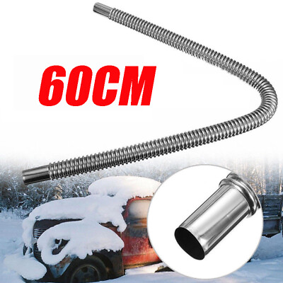 #ad 60cm Stainless Steel Parking Air Heater Tank Exhaust Pipe Diesel Gas Vent USA $9.59