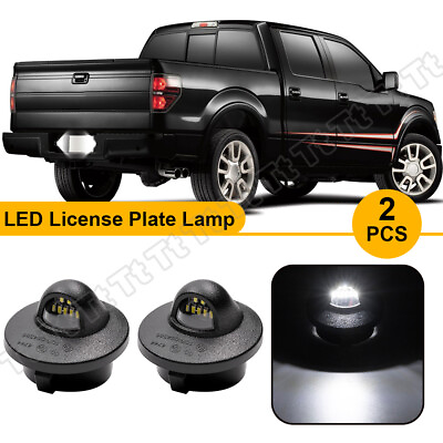 #ad 2X LED License Plate Light Rear Bumper Tag Assembly Lamp For Ford F150 F250 F350 $12.95