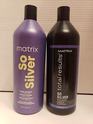 #ad Matrix So Silver Shampoo And Conditioner Both 33.8oz sealed $42.99