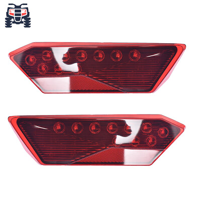 #ad High Quality Red LED Tail lights Fit For Polaris RZR 4 900 EPS 2015 2018 $39.21