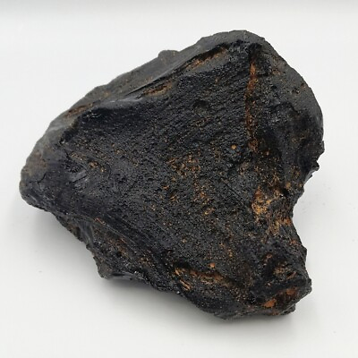#ad 547 g. Australasian Muong Nong Black Tektite Meteorite Impact Layered Glass Rock $219.00