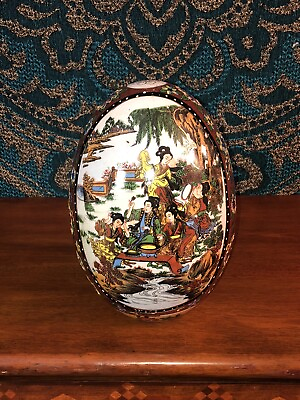 #ad Asian Ceramic Egg Lovely $99.00