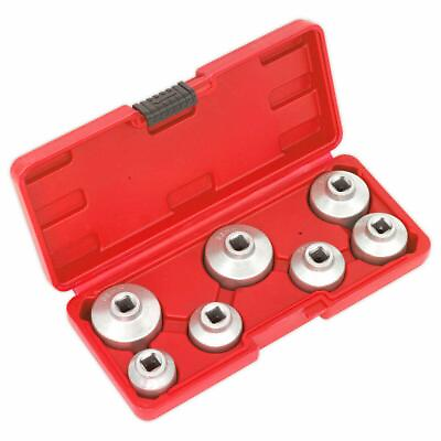 #ad Sealey Oil Filter Socket Set Wrench Cap Remover 3 8quot; Drive 24 27 32 36 38mm 7pc GBP 56.49