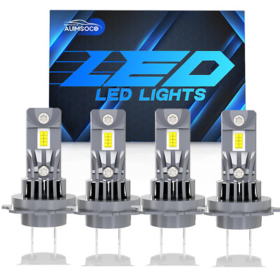 #ad For Volkswagen Beetle 2006 2011 4x H7 LED Headlight High Low Beam Combo Bulb set $79.99