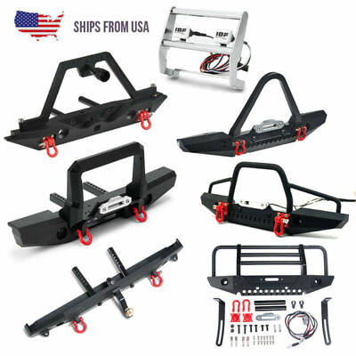 #ad Metal Alloy Front Rear Bumper with Shackles For TRX 4 1 10 RC Crawler US $19.38