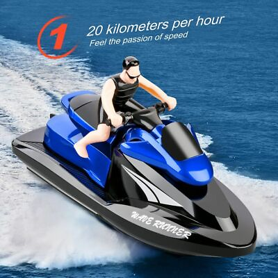 #ad Electric Water Motorcycle With Remote Control Jet ski Motorboat Children#x27;s NEW $28.99