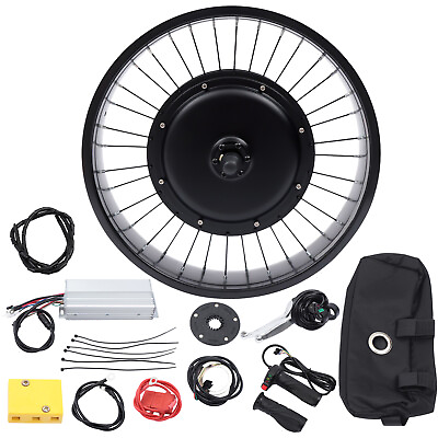 #ad 20quot; 48V 1000W Electric Bicycle Hub Motor E Bike Conversion Kit Front Wheel 20x4quot; $185.00