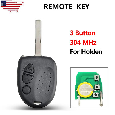 #ad New Uncut Remote Key Fob 3 Button for 2004 2006 Pontiac GTO FCC QQY8V00GH40001 $27.58