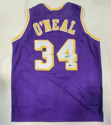 #ad Shaquille O#x27;Neal signed jersey. Beckett Authenticated $179.25