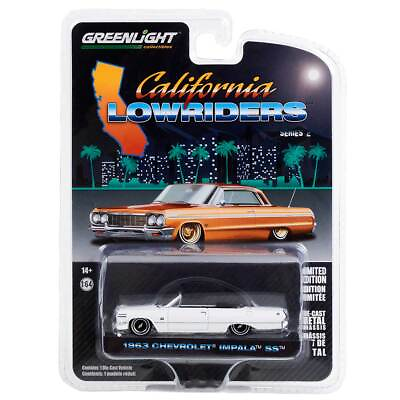#ad Greenlight LOWRIDERS Series 2: 1963 Chevy Impala White 1 64 Scale $12.95