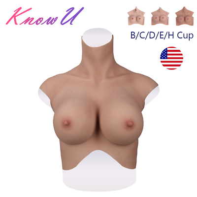 #ad Silicone Breast Forms Oil free For Transgender Drag Queen Large Size B C D E H $150.00