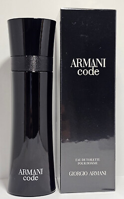#ad Armani Code By Giorgio Armani Eau De Toilette Spray 4.2oz 125ml Brand New $37.95