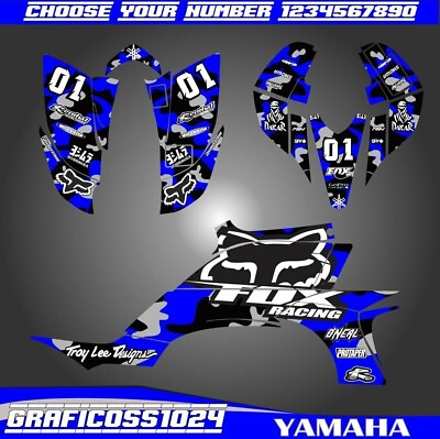 #ad Yamaha YFZ 450 Custom Graphics Kit 2003 2008 Adaptable to 2003 2012 Carb Model $156.83