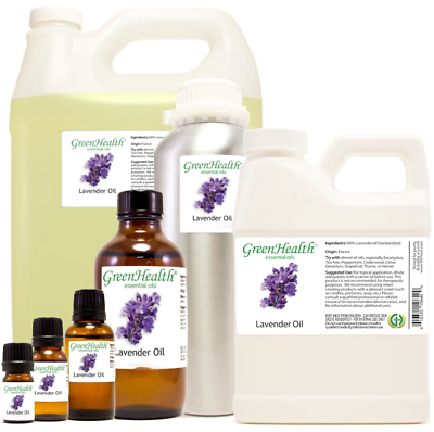 #ad Lavender Essential Oil by GreenHealth Sizes 5ml 1GAL $239.99