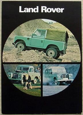 #ad LAND ROVER 88 4x4 Sales Specification Leaflet 1981 #LR 154 10 80 20M GBP 11.99