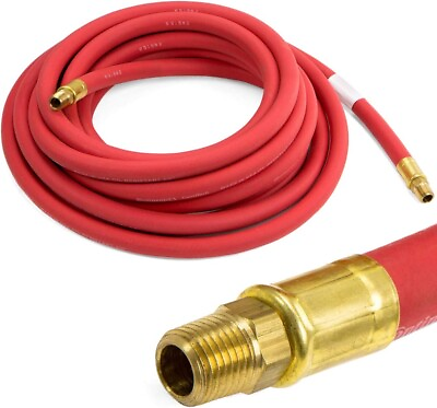 Continental Formerly Goodyear 100#x27; x 3 8quot; Air Hose Rubber Red Air Hose USA $69.99