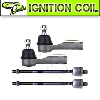 #ad Fit For 1987 1990 Nissan Sentra Front Outer amp; Inner Tie Rod Ends Steering Kit x4 $33.72