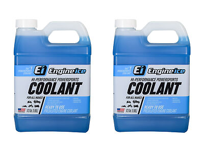#ad 2 Pack ENGINE ICE 1 2 GAL HIGH PERFORMANCE COOLANT NON TOXIC BIODEGRADABLE 64oz $48.96