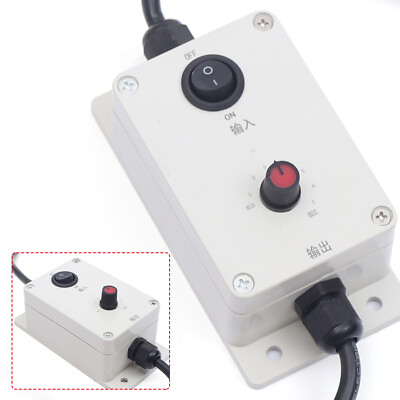 #ad New 120W AC Vibration Motor Governor Variable Speed Controller Switch 110V US $28.50