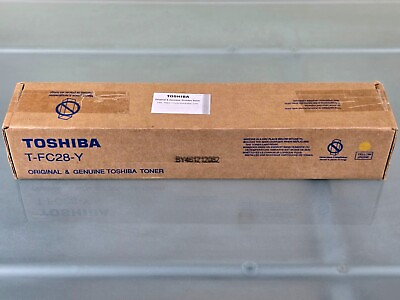#ad Genuine TOSHIBA T FC28 Y Yellow Toner Cartridge e Studio BRAND NEW $14.99