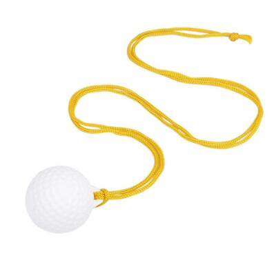 #ad Golf Plastic Practice Ball with Rope Hit Swing Training Aid $7.56
