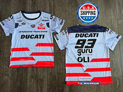 #ad Marc Marquez MM93 DUCATI Gresini Racing team Moto GP T Shirt SMLXL $29.00