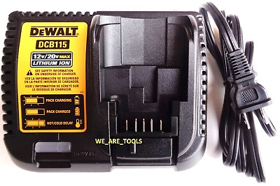 #ad Dewalt RAPID DCB115 Genuine 12 20V MAX FAST Battery Charger Fr Drill 20 volt $22.97