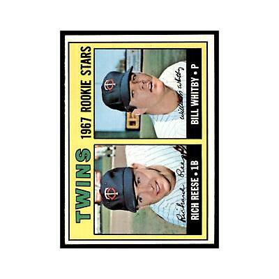 #ad 1967 Topps Rich Reese Bill Whitby RC Twins #486 $10.00