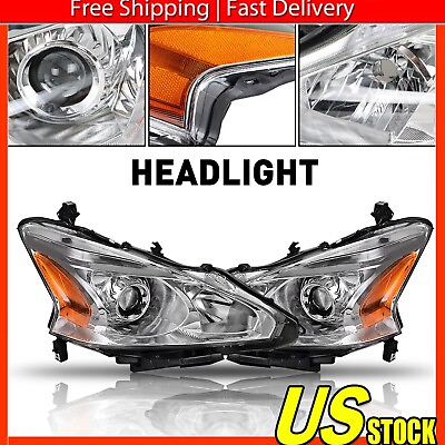 #ad For 2013 2015 Nissan Altima Pair Headlights Headlamps Passenger amp; Driver Side $123.49