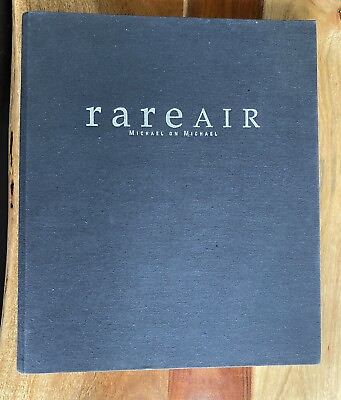 #ad Michael Jordan 1993 quot;Rare Air: Michael on Michaelquot; First Edition Hardback Book $25.00