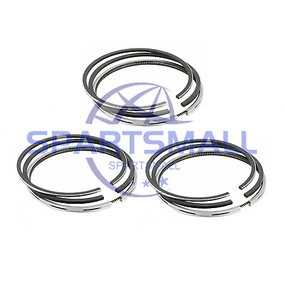 #ad 3 Sets 3T84HLE S 3T84HL HK Piston Rings for Yanmar Engine Tractor Excavator $88.32