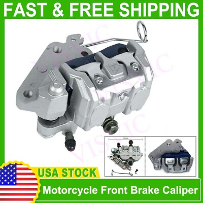 #ad Motorcycle Hydraulic Brake Lower Pump Front Cylinder Disc Caliper Brake Pad $58.09