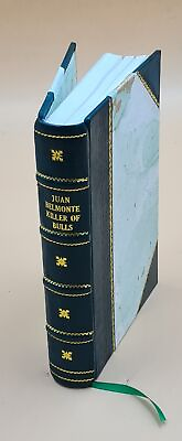 #ad Juan Belmonte killer of bulls 1937 by Juan Belmonte LEATHER BOUND $57.28