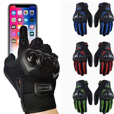 #ad Motorcycle Gloves Motorbike Racing Riding Gloves Touch Screen Motocross Gloves $12.86