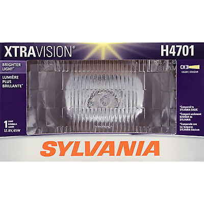 #ad SYLVANIA H4701 XtraVision Sealed Beam Headlight Halogen 1 Bulb $19.75